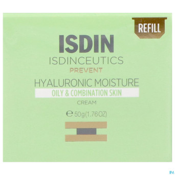 Isdinceutics hyaluronic hydra comb/oily recharg50g