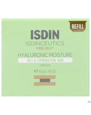 Isdinceutics hyaluronic hydra comb/oily recharg50g