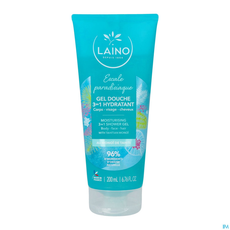 Laino gel douche 3en1 monoi   200ml
