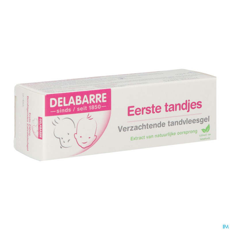 Delabarre premieres dents    tube gel 20g