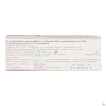 Delabarre premieres dents    tube gel 20g