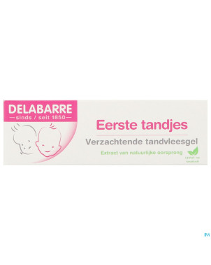 Delabarre premieres dents    tube gel 20g