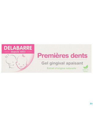 Delabarre premieres dents    tube gel 20g