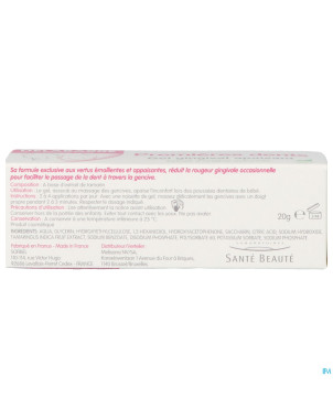 Delabarre premieres dents    tube gel 20g