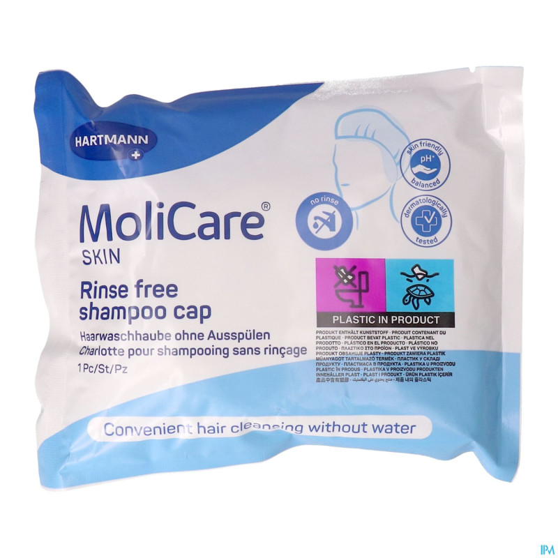 Molicare skin rinse free shampoo cap 1 9950770