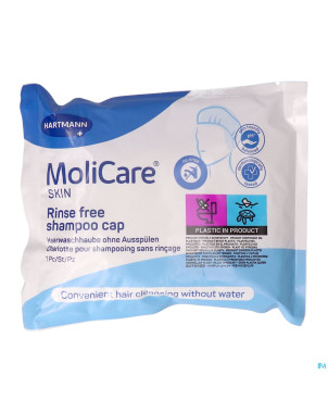 Molicare skin rinse free shampoo cap 1 9950770