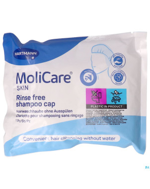Molicare skin rinse free shampoo cap 1 9950770