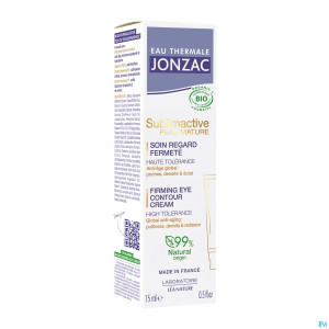 Jonzac sublimactive peau mat.soin yeux f. bio 15ml