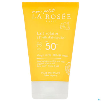 La rosee bb lait solaire spf50+ abricot bio 125ml