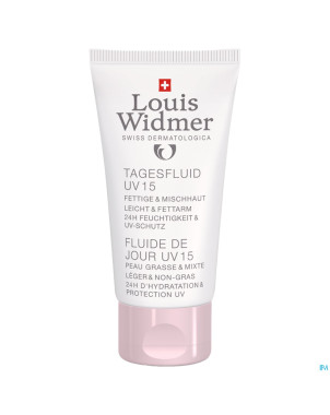 Widmer fluide jour uv15 parf tube 50ml