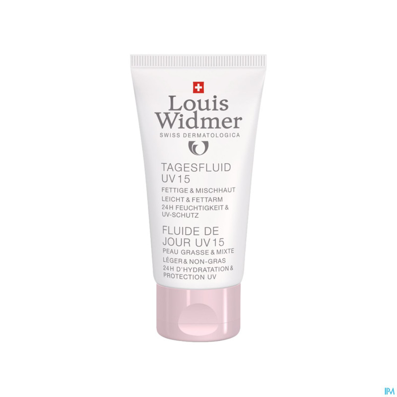 Widmer fluide jour uv15 n/parf tube 50ml