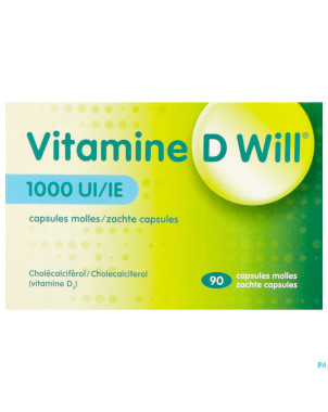 Vitamine d will 1000ui caps molle 90