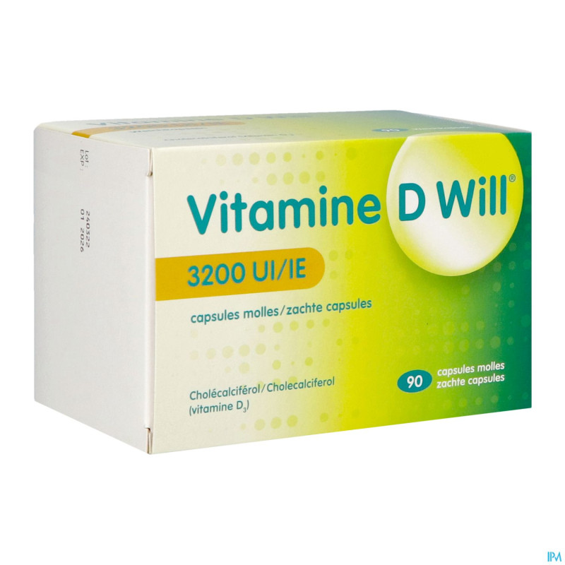 Vitamine d will 3200ui caps molle 90