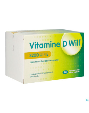 Vitamine d will 3200ui caps molle 90
