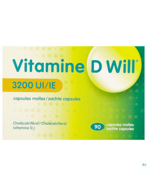 Vitamine d will 3200ui caps molle 90