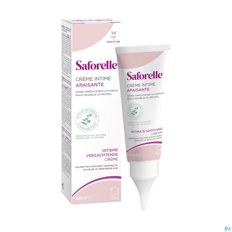 Saforelle creme apaisante 40ml promo -20%