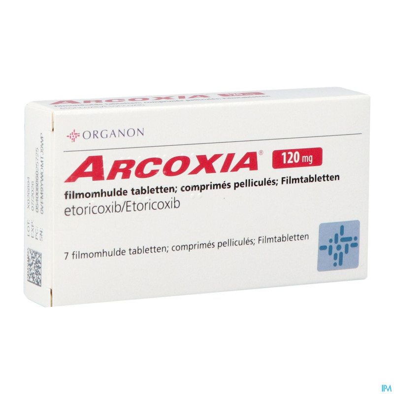 Arcoxia pi pharma 120mg comp pell 7 pip
