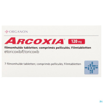 Arcoxia pi pharma 120mg comp pell 7 pip