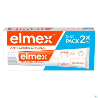 Elmex a/caries original dentifrice 2x75ml