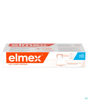 Elmex a/caries original dentifrice 2x75ml