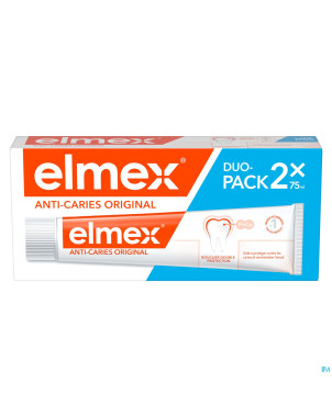 Elmex a/caries original dentifrice 2x75ml