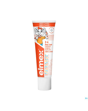 Elmex dentifrice enfant 2-6a 2x50ml