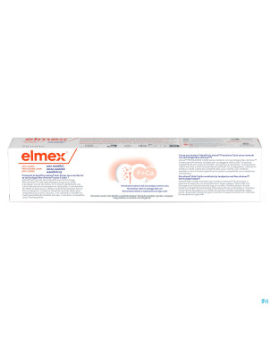 Elmex a/caries s/menthol dentifrice tube 75ml