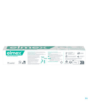 Elmex sensitive original dentifrice tube 75ml