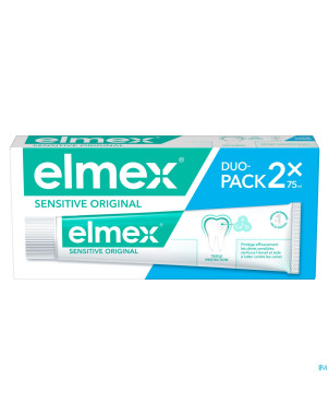 Elmex sensitive original dentifrice tube 2x75ml