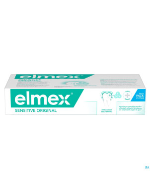 Elmex sensitive original dentifrice tube 2x75ml