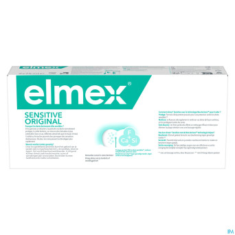 Elmex sensitive original dentifrice tube 2x75ml