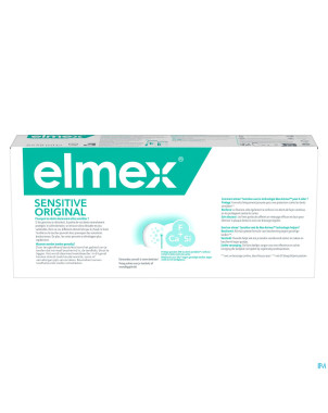 Elmex sensitive original dentifrice tube 2x75ml