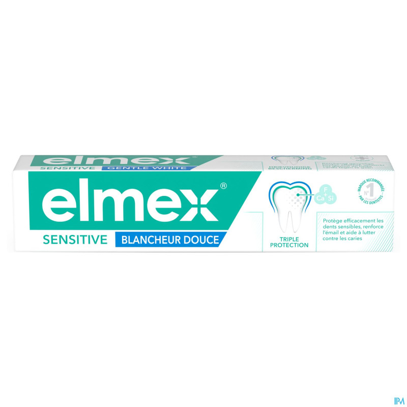 Elmex sensitive blancheur douce dentifrice 75ml