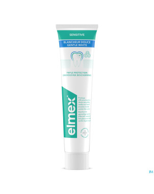 Elmex sensitive blancheur douce dentifrice 75ml
