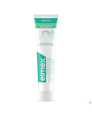 Elmex sensitive dentifrice haleine fraiche 75ml