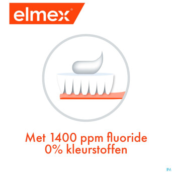 Elmex a/caries junior dentifrice 6-12a tube 2x75ml