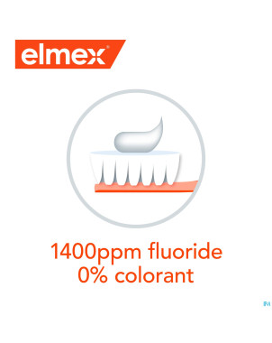 Elmex a/caries junior dentifrice 6-12a tube 2x75ml