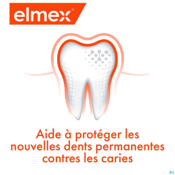 Elmex a/caries junior dentifrice 6-12a tube 2x75ml