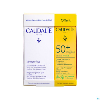 Caudalie coffret serum vinoperfect&solaire 2 prod.