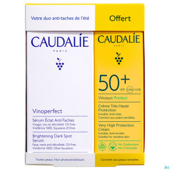 Caudalie coffret serum vinoperfect&solaire 2 prod.
