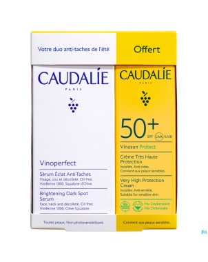 Caudalie coffret serum vinoperfect&solaire 2 prod.