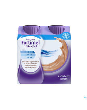 Fortimel 1.5kcal chocolat 4x200ml
