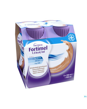 Fortimel 1.5kcal chocolat 4x200ml