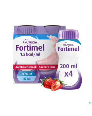 Fortimel 1.5kcal fraise 4x200ml