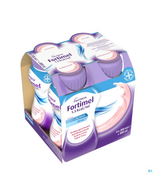 Fortimel 1.5kcal fraise 4x200ml
