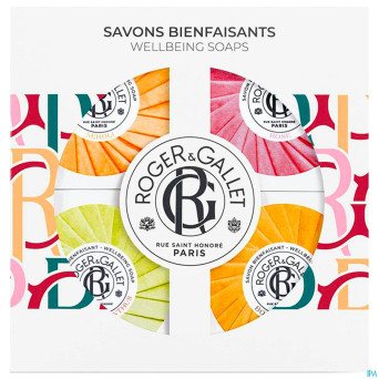 Roger&gallet set multi savons 4x50g