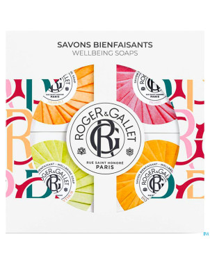 Roger&gallet set multi savons 4x50g