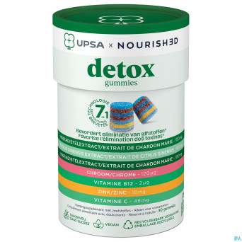 Upsa nourished detox gommes 30