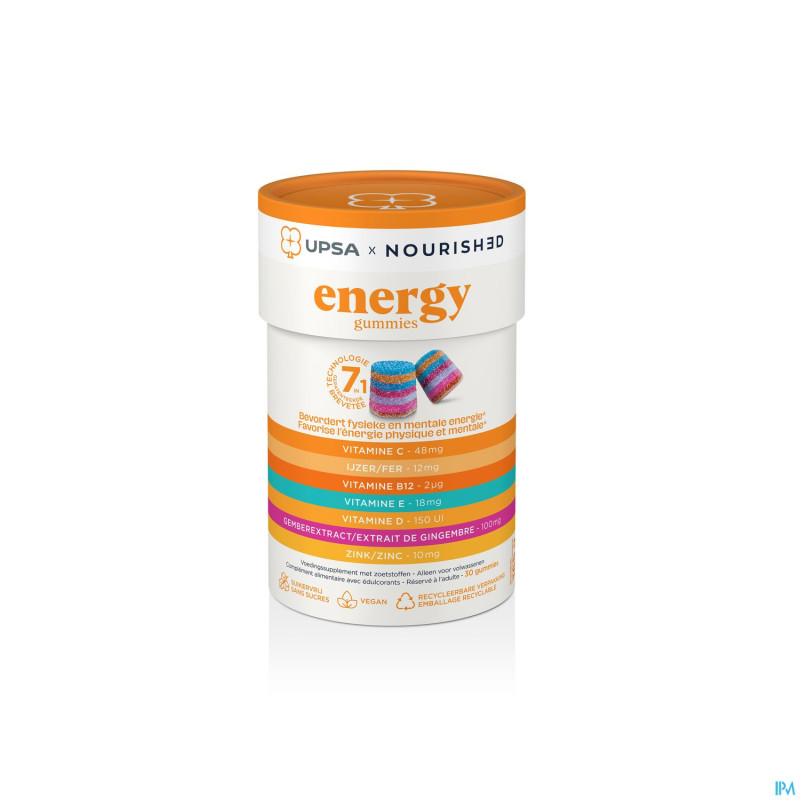 Upsa nourished energy gommes 30