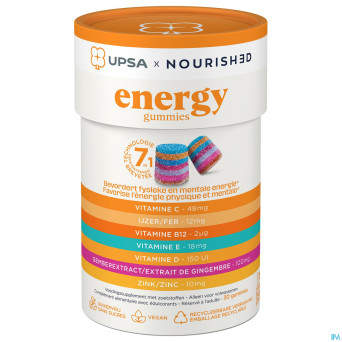 Upsa nourished energy gommes 30